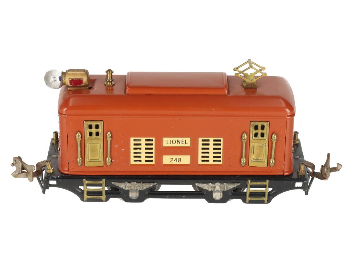 Lionel 248 Vintage O 0-4-0 Tinplate Powered Electric Locomotive