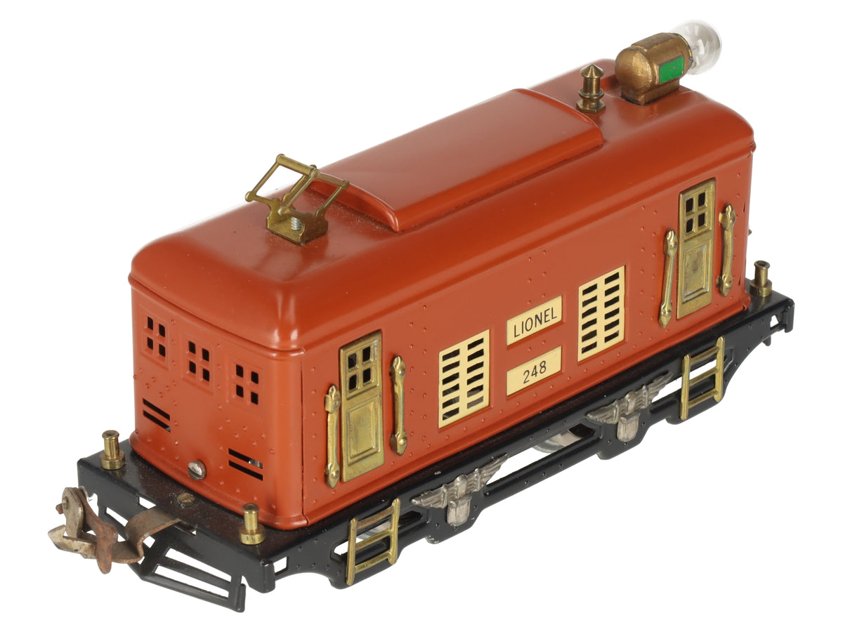 Lionel 248 Vintage O 0-4-0 Tinplate Powered Electric Locomotive