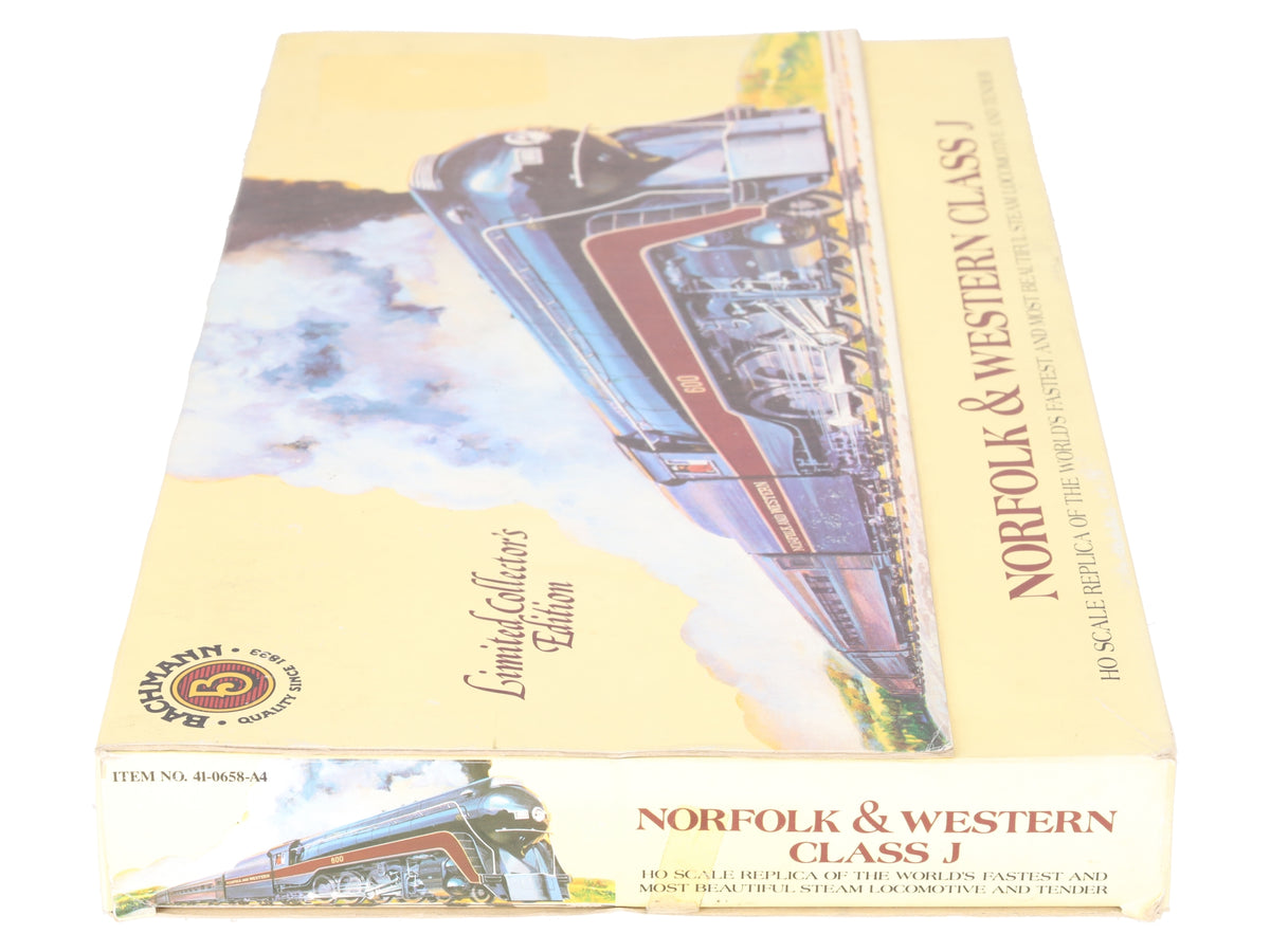 Bachmann 41-0658-A4 HO Norfolk & Western Class J Steam Locomotive & Tender EX/Box