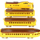 American Flyer 1730RW Vintage O Union Pacific Yellow Articulated Passenger Set