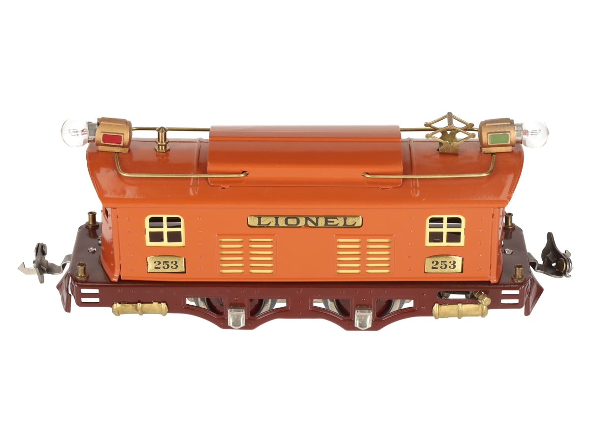 Lionel 253 Vintage O Prewar Terracotta Electric Locomotive -Repainted