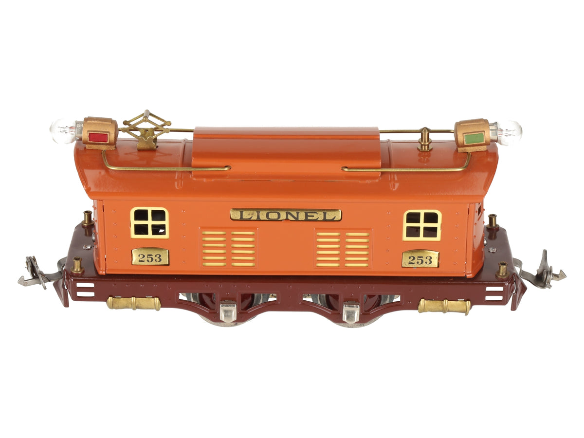 Lionel 253 Vintage O Prewar Terracotta Electric Locomotive -Repainted