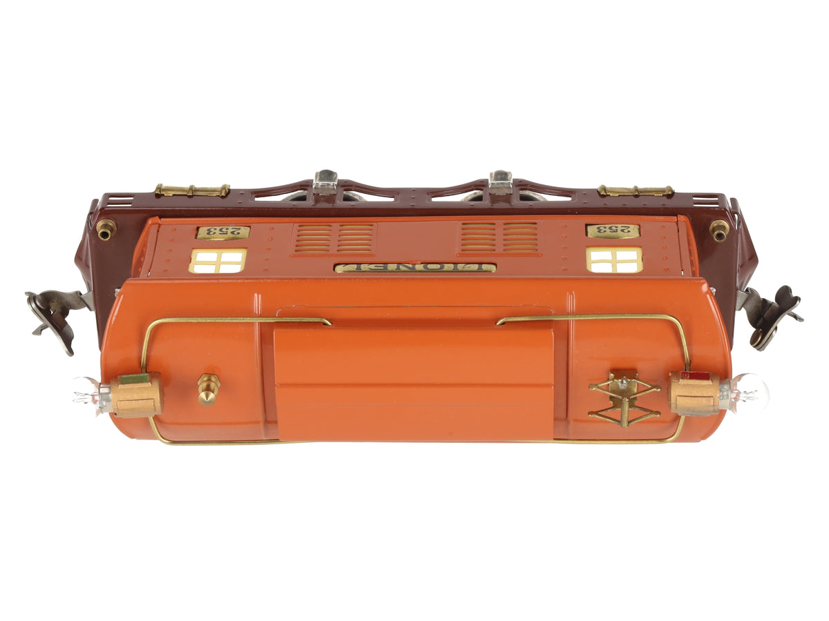 Lionel 253 Vintage O Prewar Terracotta Electric Locomotive -Repainted
