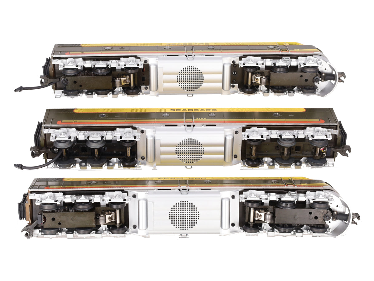 MTH 20-2168-1 O Gauge Seaboard E8 ABA Diesel Engine Set #3049/3050/3105 w/PS1 EX/Box