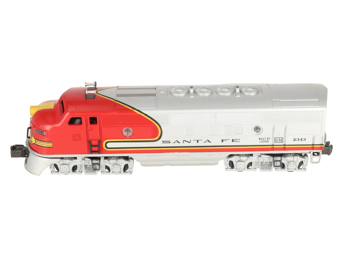 Lionel 6-18128 O Gauge Santa Fe F-3 A Powered Diesel Locomotive #2343 EX