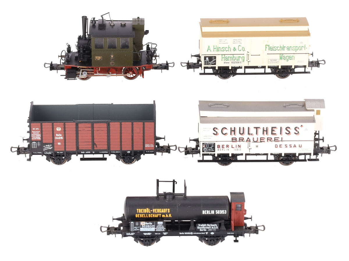 Trix 21213 HO Scale Berlin Guterwagen Steam Locomotive Set VG/Box