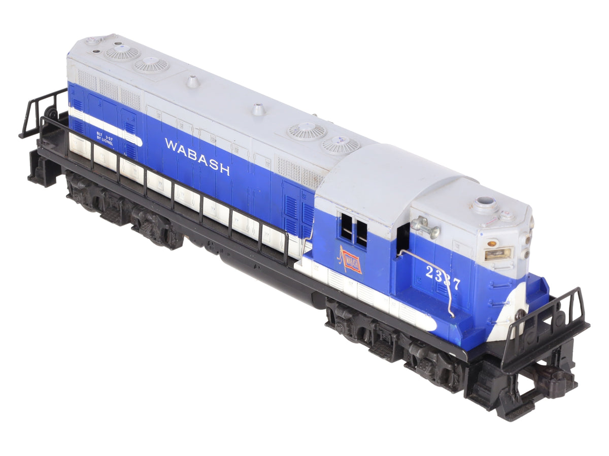 Lionel 2337 Vintage O Wabash GP-7 Powered Diesel Locomotive VG