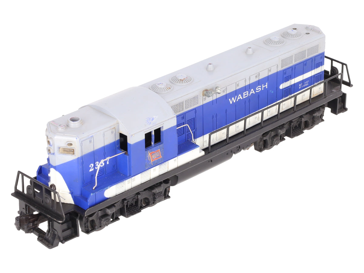 Lionel 2337 Vintage O Wabash GP-7 Powered Diesel Locomotive VG