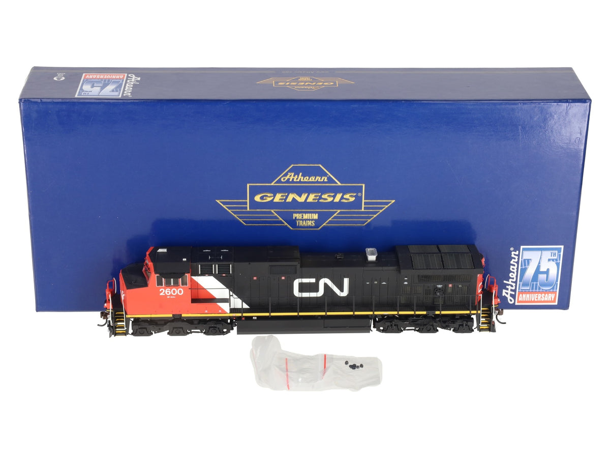 Athearn ATHG31633 HO CN Dash 9-44CW Diesel Locomotive w/ DCC & Sound #2600 LN/Box
