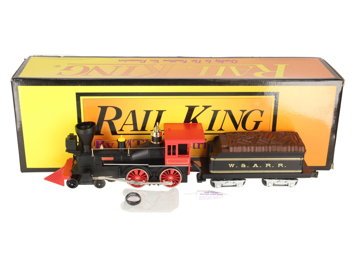 MTH 30-1120-1 O Gauge W.A.R.R General Steam Locomotive & Tender w/PS1 LN/Box