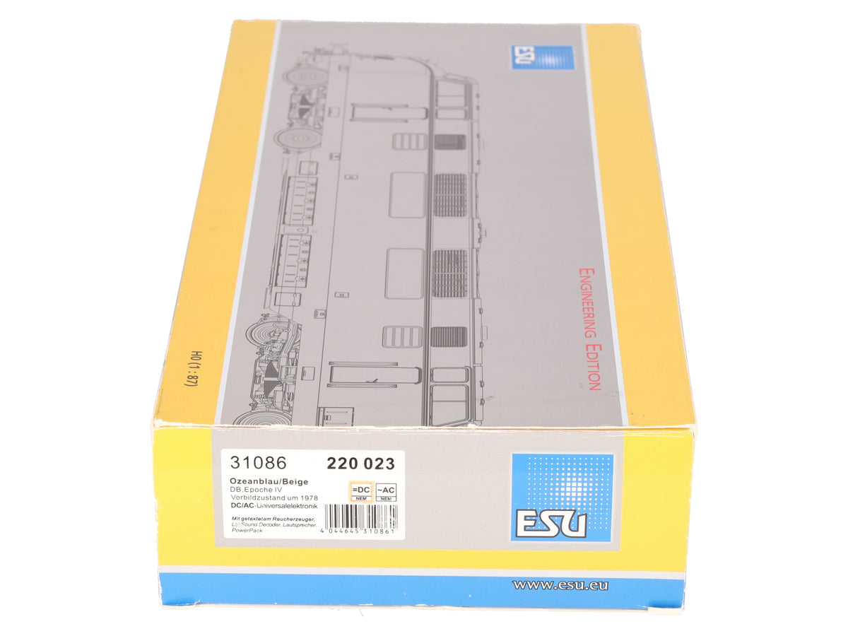ESU 31086 HO Scale DB Electric Locomotive #200203-6 LN/Box