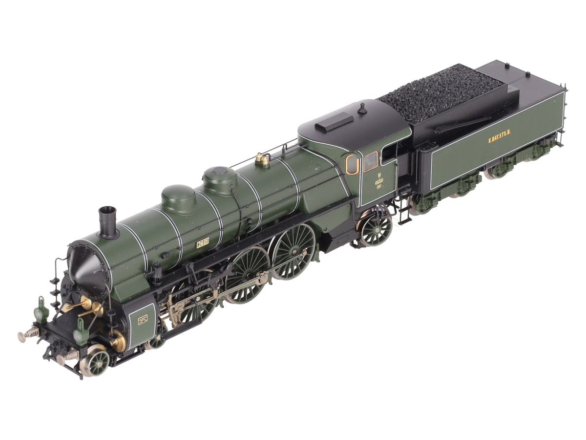 Roco 69371 HO Scale K.Bay.STS.B Class Steam Locomotive w/ Tender #3601 EX/Box