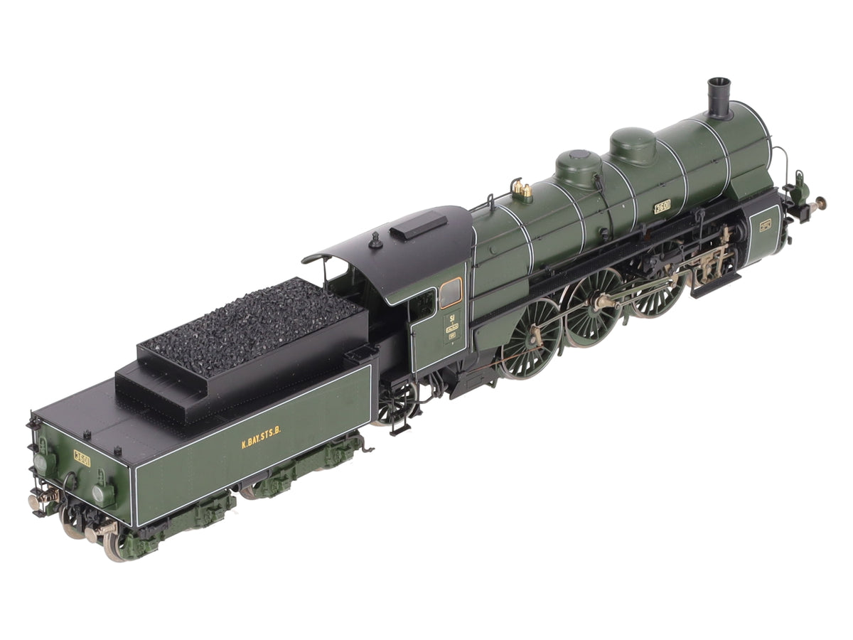 Roco 69371 HO Scale K.Bay.STS.B Class Steam Locomotive w/ Tender #3601 EX/Box