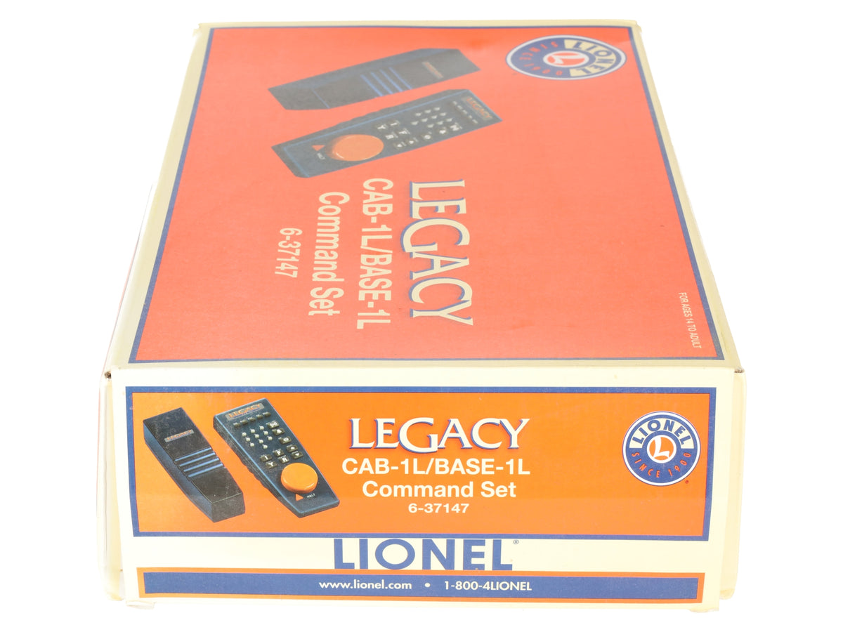 Lionel 6-37147 LEGACY Cab-1L / Base-1L Command Set EX/Box