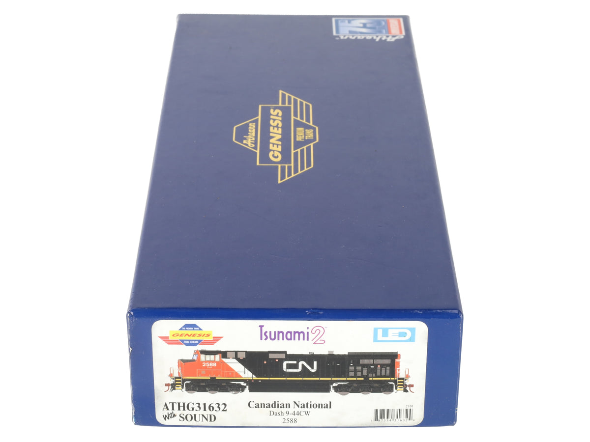 Athearn G31632 HO CN G2 Dash 9-44CW Diesel Locomotive w/DCC & Sound #2588 LN/Box