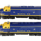 Lionel 6-18117 O Gauge Santa Fe Blue/Yellow F3 AA Diesel Set EX/Box