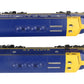 Lionel 6-18117 O Gauge Santa Fe Blue/Yellow F3 AA Diesel Set EX/Box