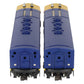 Lionel 6-18117 O Gauge Santa Fe Blue/Yellow F3 AA Diesel Set EX/Box