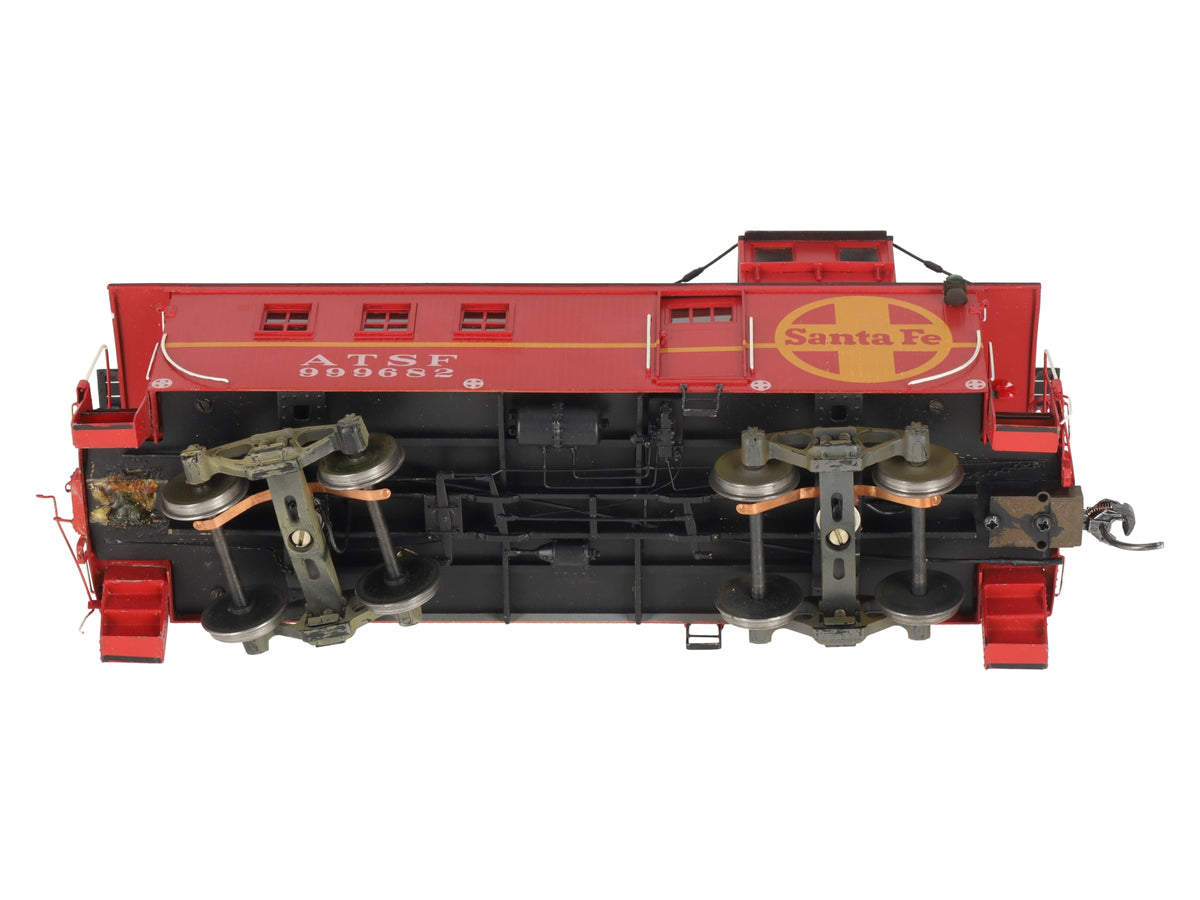Oriental Limited O Scale Brass ATSF NE-1 Caboose #999682 (2-Rail) - Painted/Box