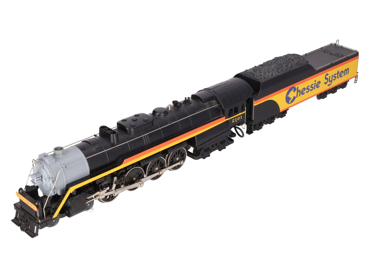 Lionel 6-18011 O Gauge Chessie 4-8-4 T1 Steam Locomotive & Tender #2101 EX/Box