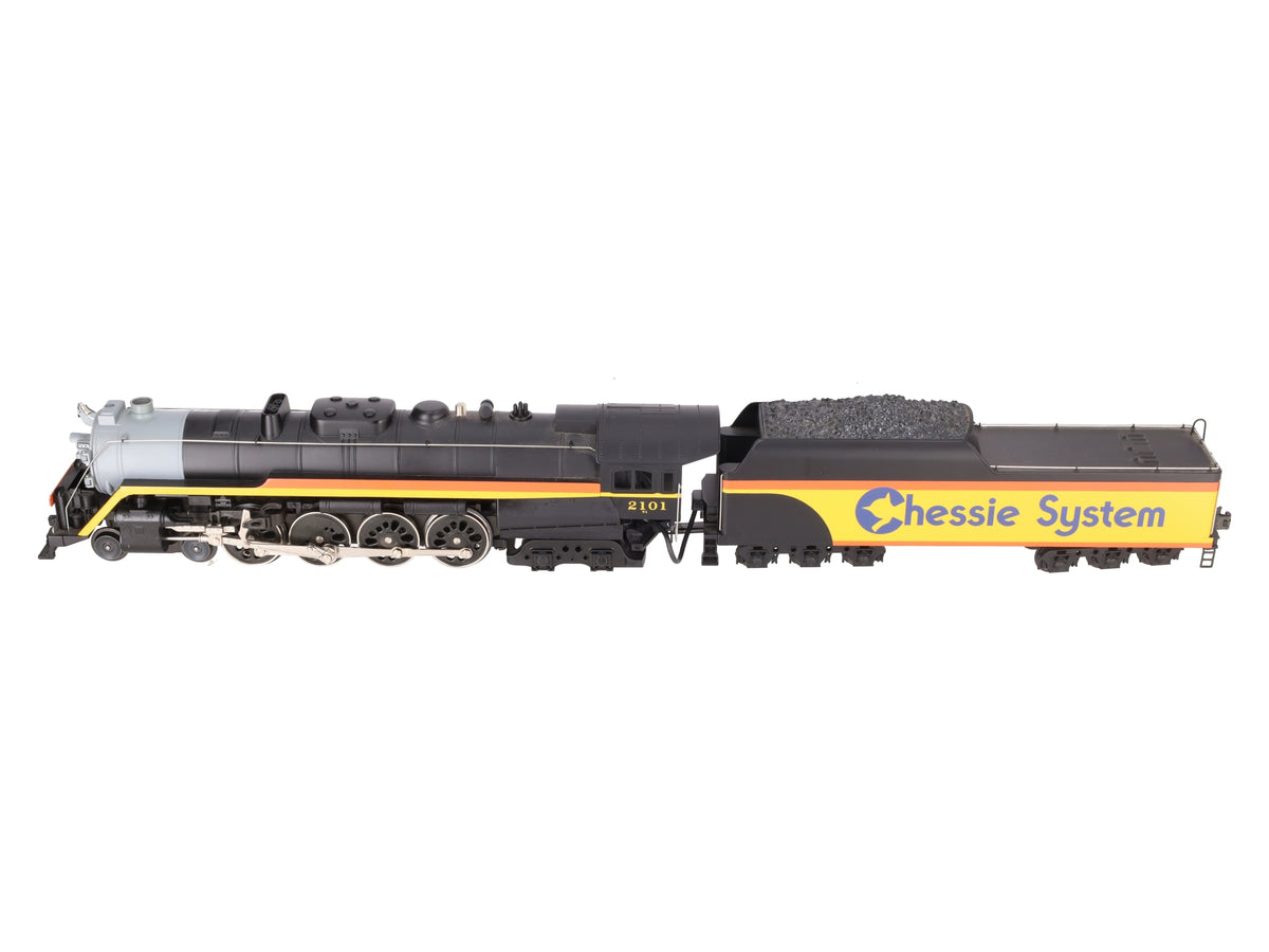 Lionel 6-18011 O Gauge Chessie 4-8-4 T1 Steam Locomotive & Tender #2101 EX/Box