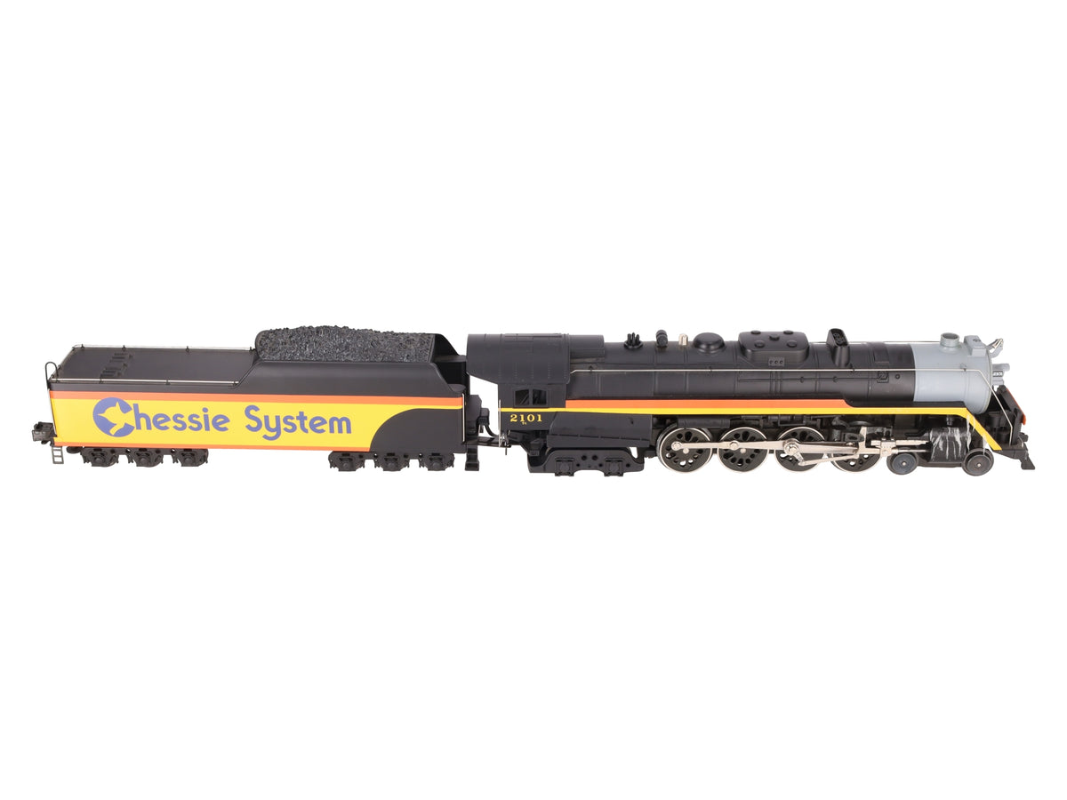 Lionel 6-18011 O Gauge Chessie 4-8-4 T1 Steam Locomotive & Tender #2101 EX/Box