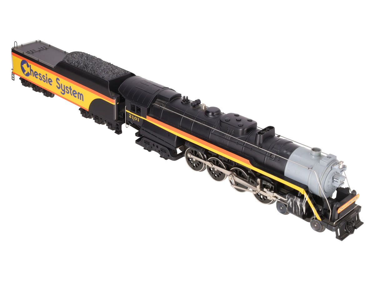 Lionel 6-18011 O Gauge Chessie 4-8-4 T1 Steam Locomotive & Tender #2101 EX/Box