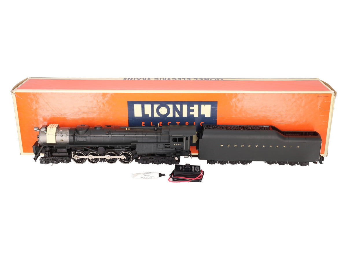 Lionel 6-18010 O PRR 6-8-6 Turbine Steam Locomotive & Tender #6200 w/RailSounds EX/Box