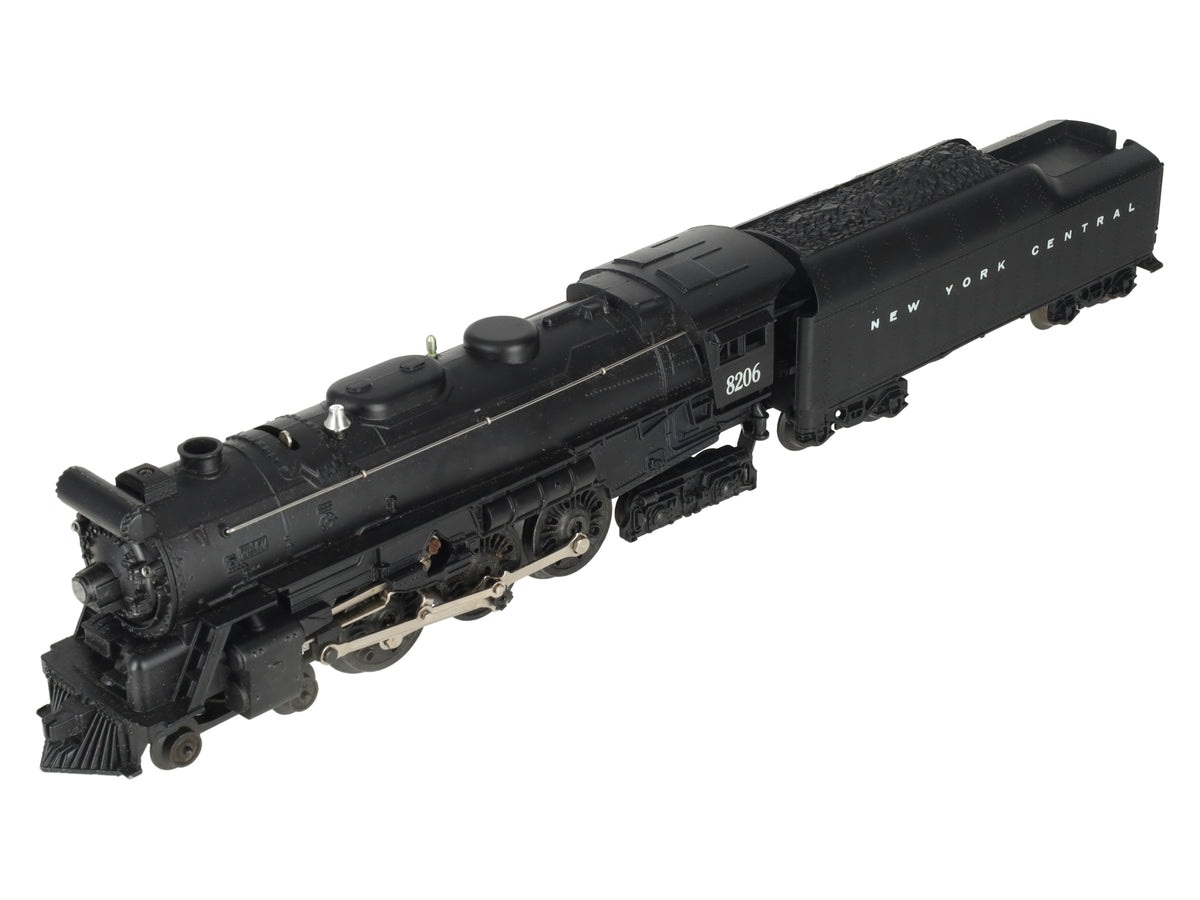 Lionel 6-8206 O Gauge New York Central Hudson 4-6-4 Steam Locomotive & Tender VG/Box