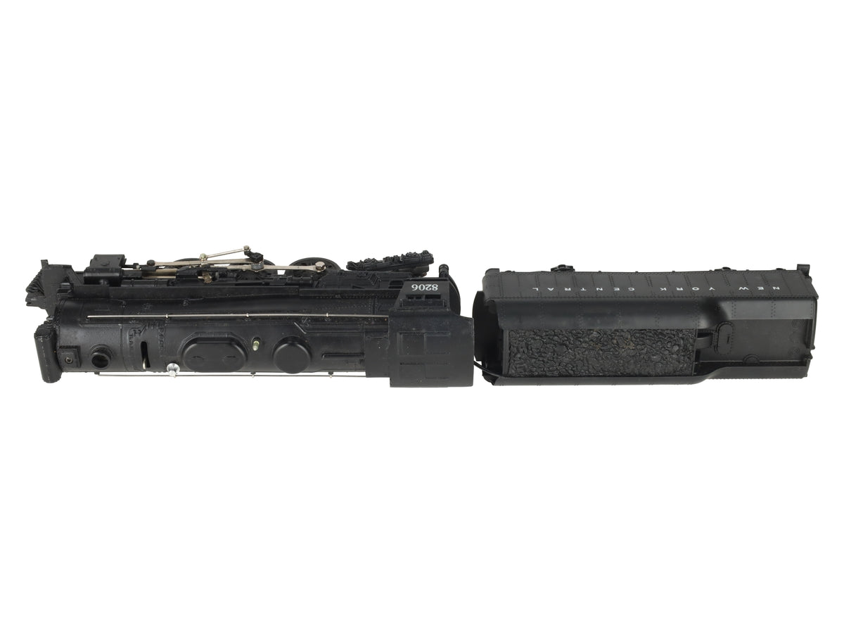 Lionel 6-8206 O Gauge New York Central Hudson 4-6-4 Steam Locomotive & Tender VG/Box