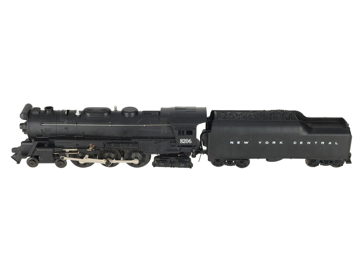 Lionel 6-8206 O Gauge New York Central Hudson 4-6-4 Steam Locomotive & Tender VG/Box