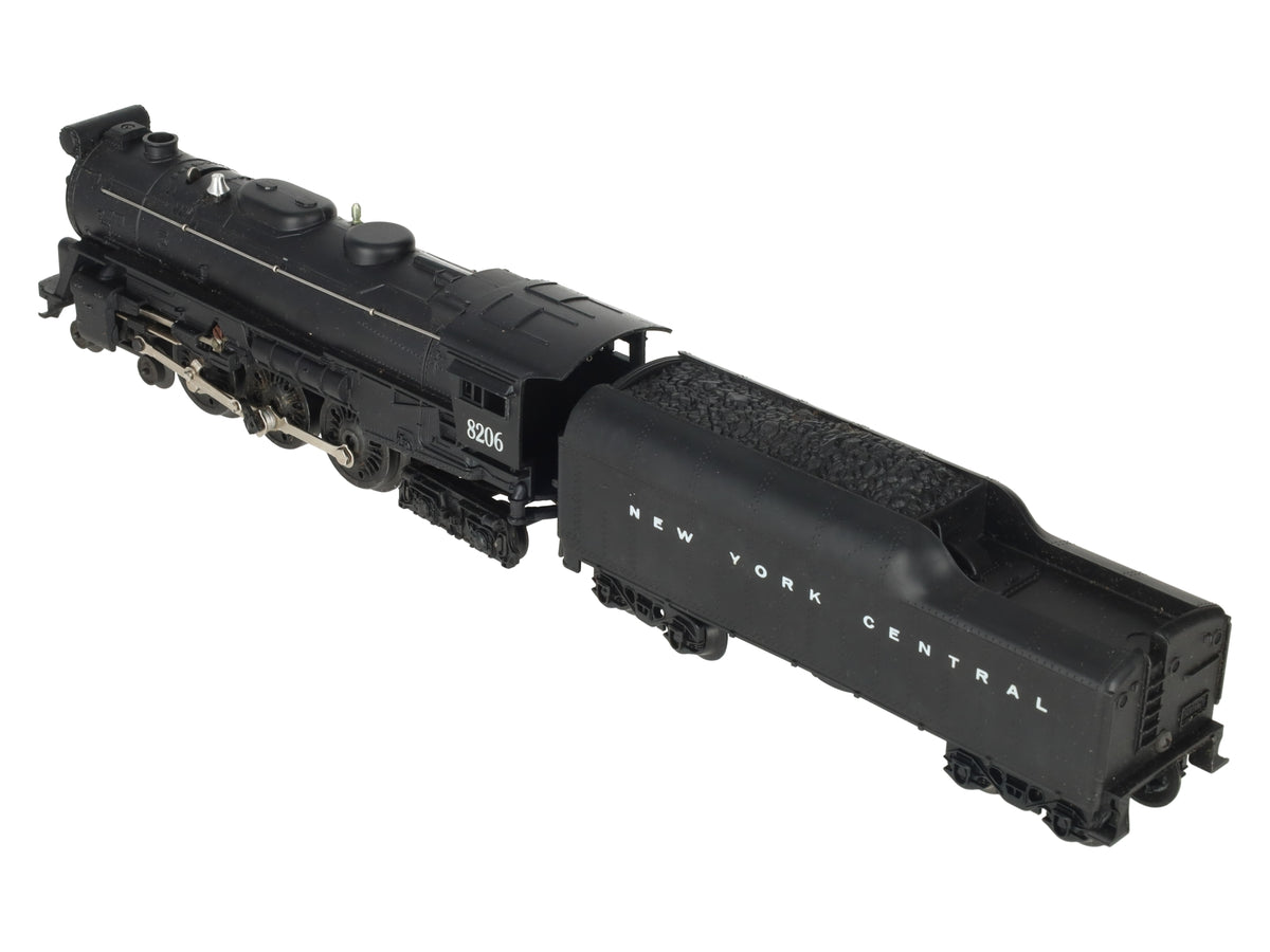 Lionel 6-8206 O Gauge New York Central Hudson 4-6-4 Steam Locomotive & Tender VG/Box