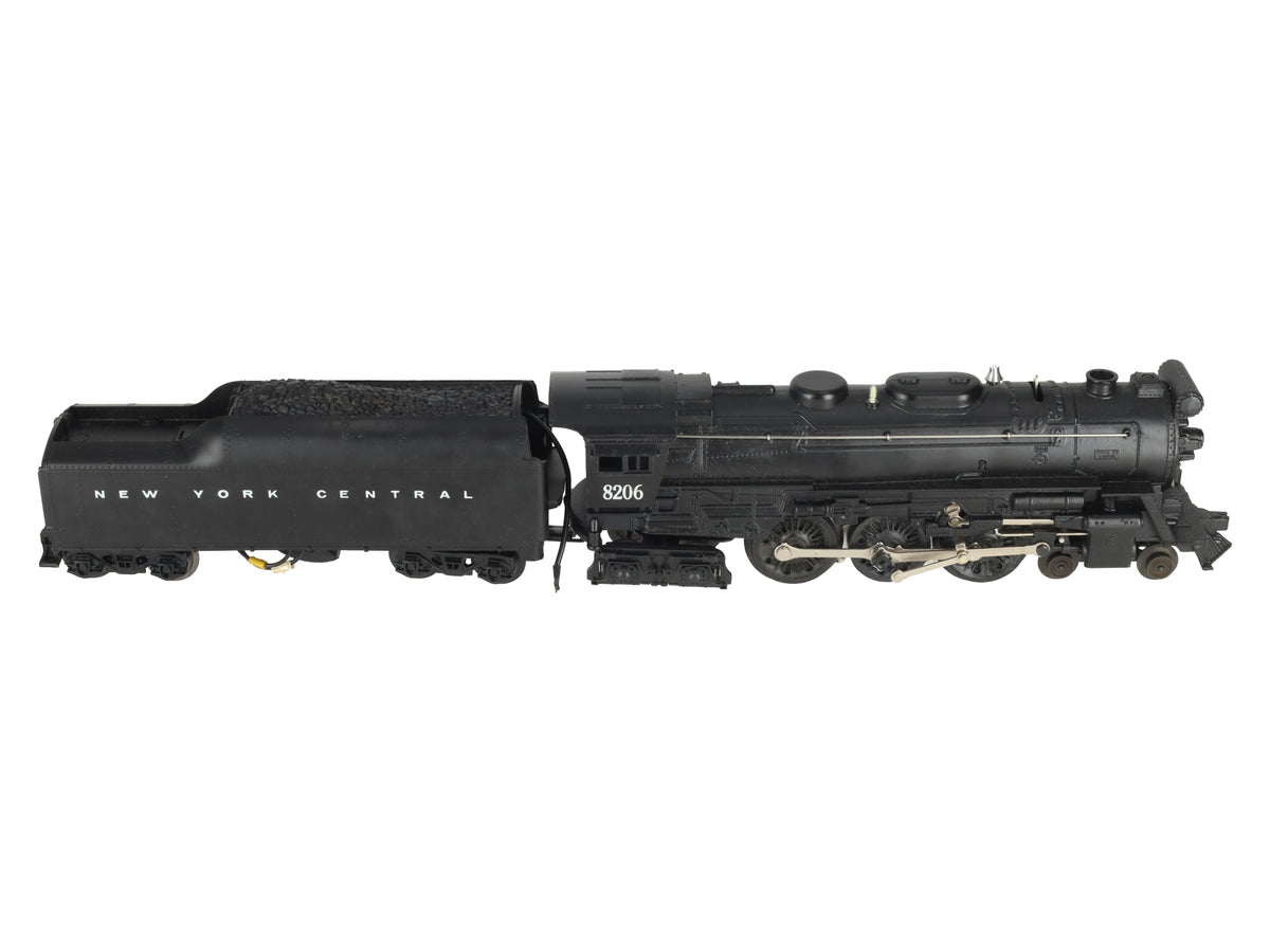 Lionel 6-8206 O Gauge New York Central Hudson 4-6-4 Steam Locomotive & Tender VG/Box