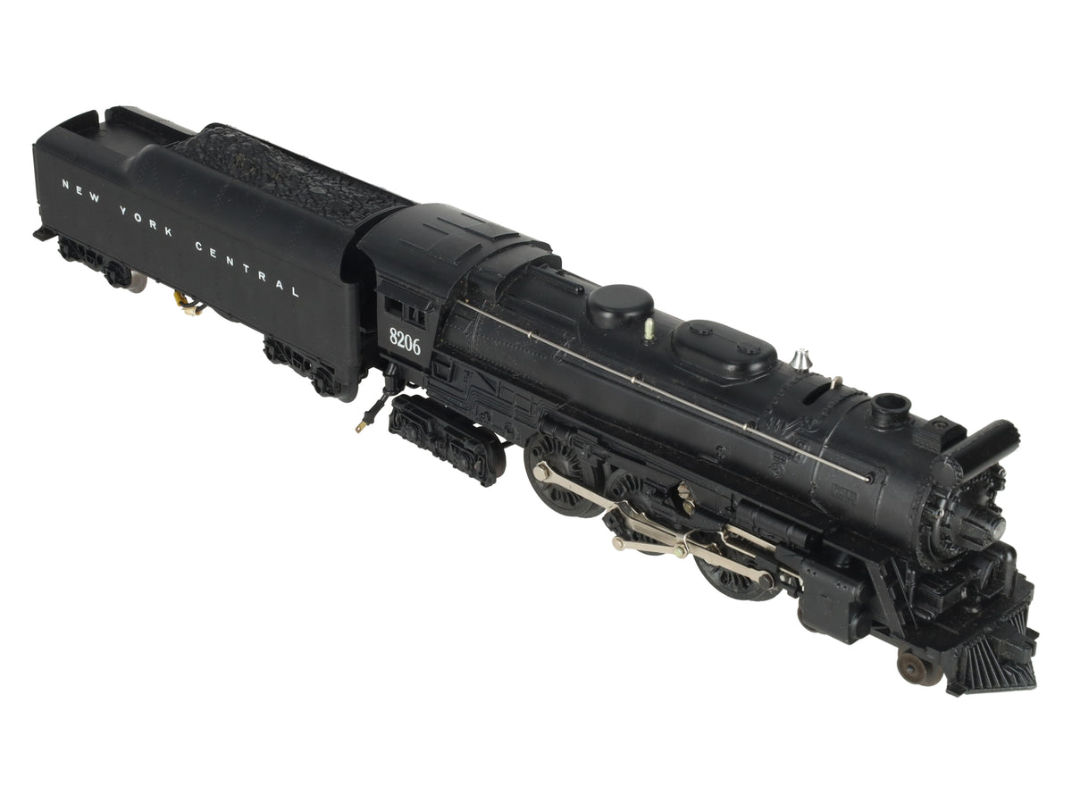 Lionel 6-8206 O Gauge New York Central Hudson 4-6-4 Steam Locomotive & Tender VG/Box