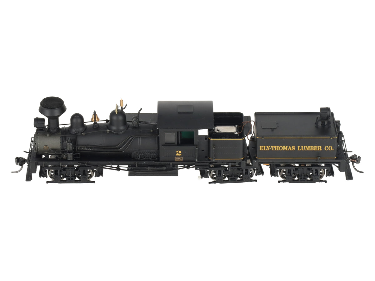 Bachmann 81904 HO Ely Thomas Lumber Co. 80-Ton Three-Truck Steam Shay #2 EX/Box