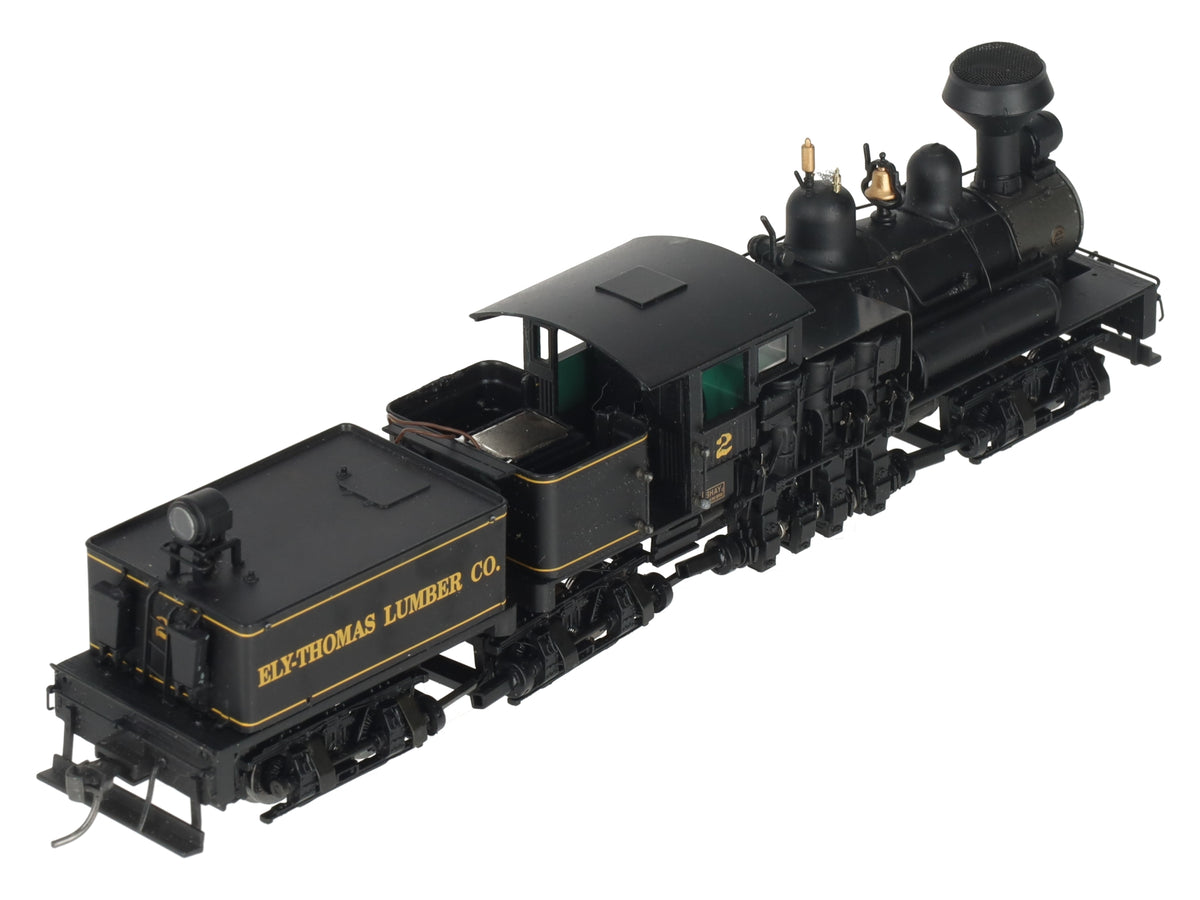 Bachmann 81904 HO Ely Thomas Lumber Co. 80-Ton Three-Truck Steam Shay #2 EX/Box