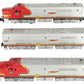 American Flyer 470/471/473 Vintage S Santa Fe ABA Diesel Locomotive Set VG