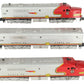 American Flyer 470/471/473 Vintage S Santa Fe ABA Diesel Locomotive Set VG