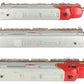 American Flyer 470/471/473 Vintage S Santa Fe ABA Diesel Locomotive Set VG