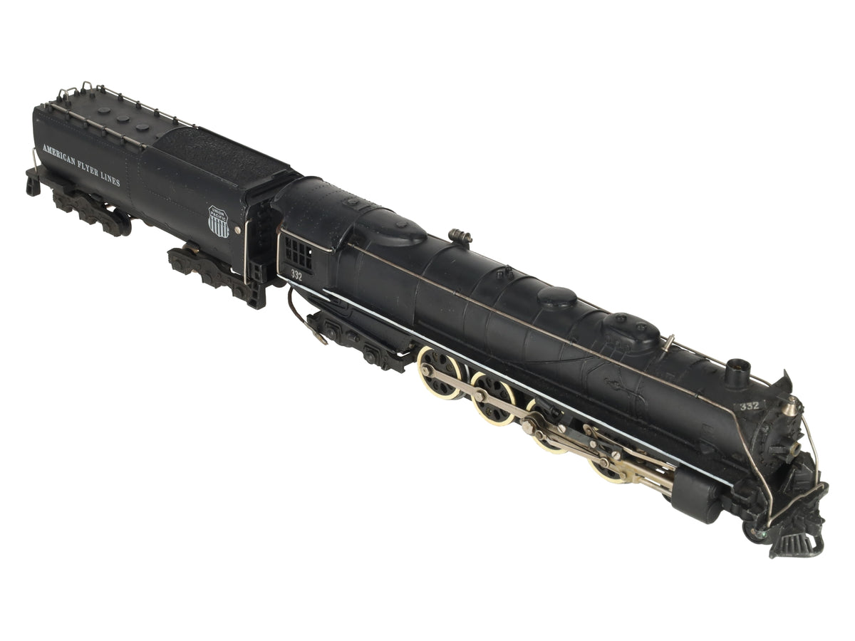 American Flyer 332 Vintage S Union Pacific 4-8-4 Steam Locomotive & Tender VG