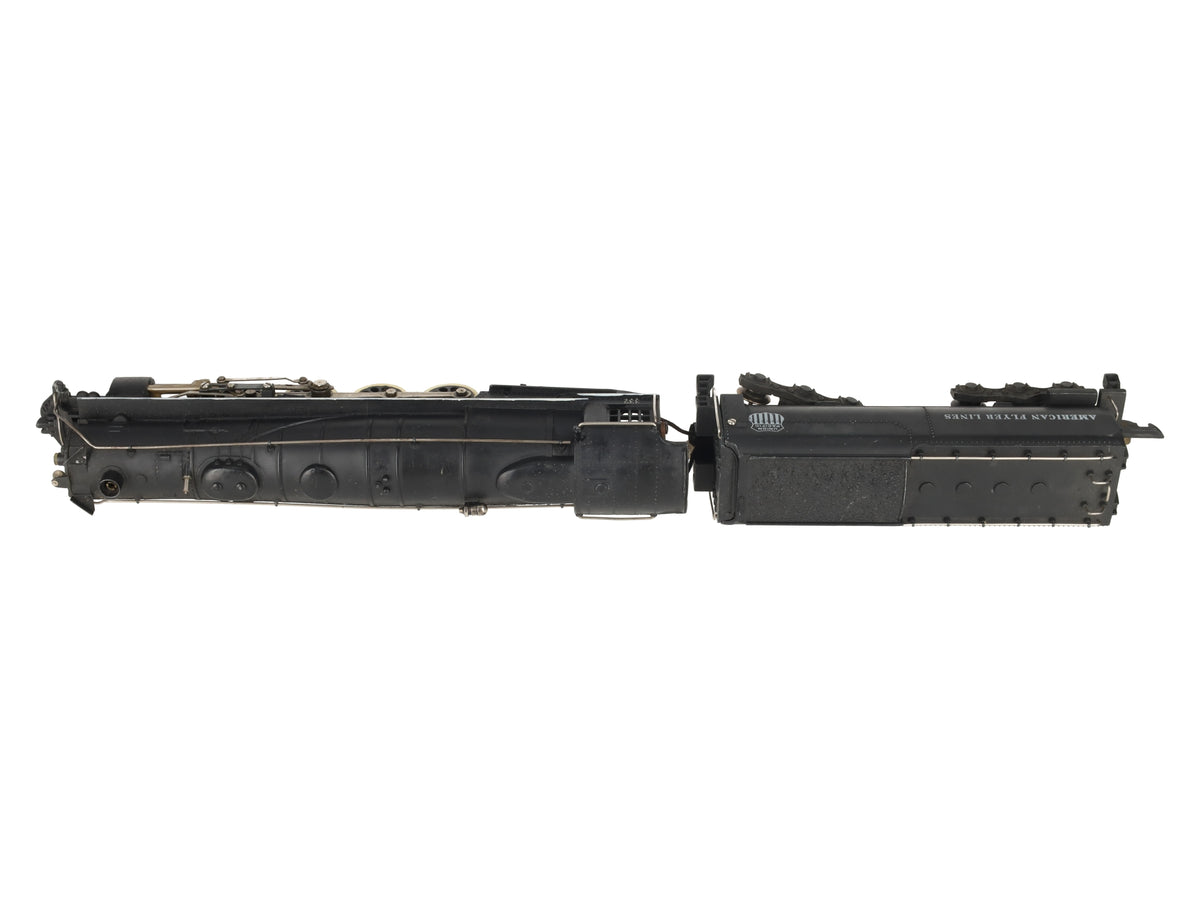 American Flyer 332 Vintage S Union Pacific 4-8-4 Steam Locomotive & Tender VG