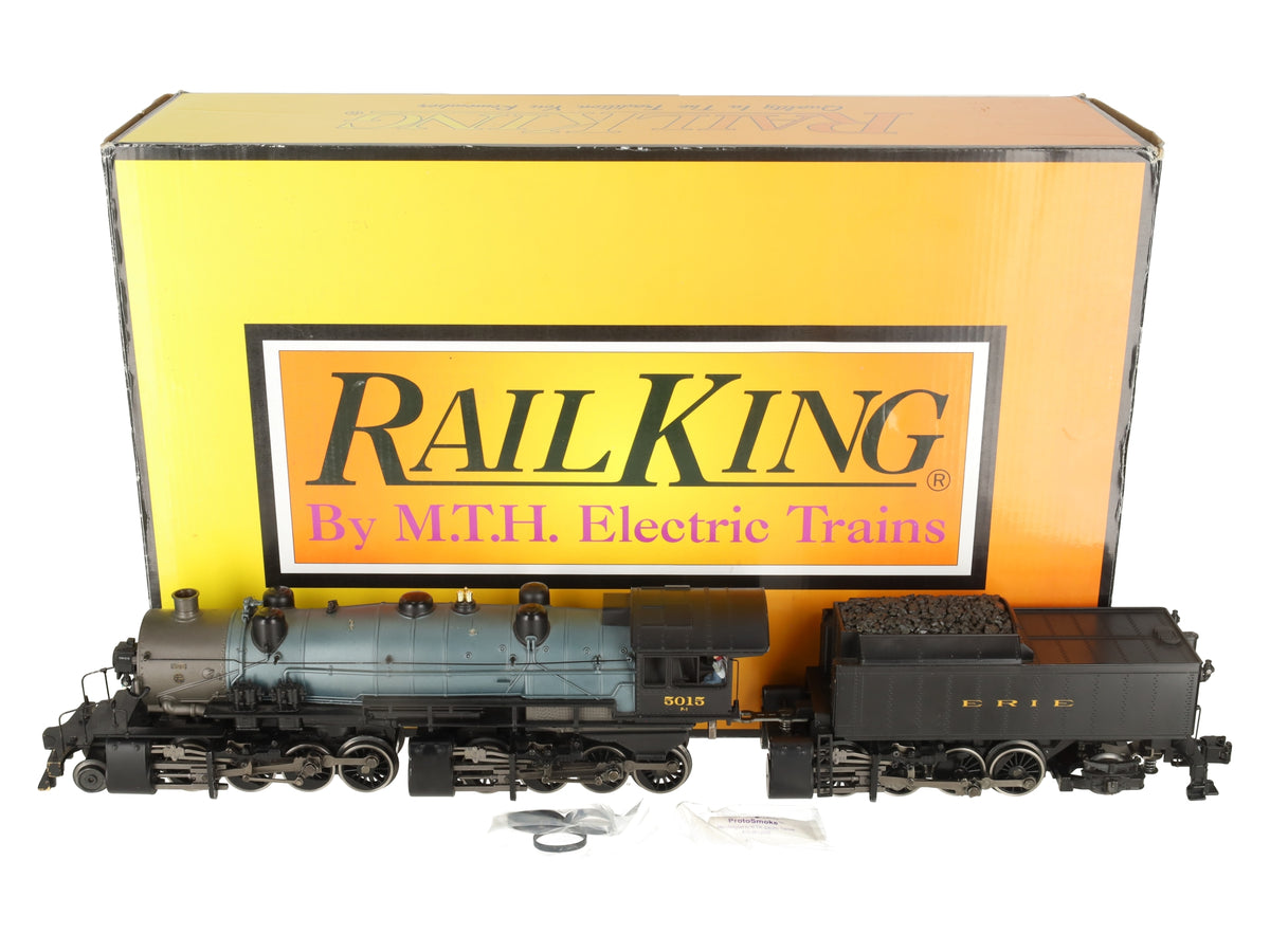 MTH 30-1645-1 O Erie 2-8-8-8-2 Imperial Triplex Steam Engine w/PS 3.0 #5015 VG/Box