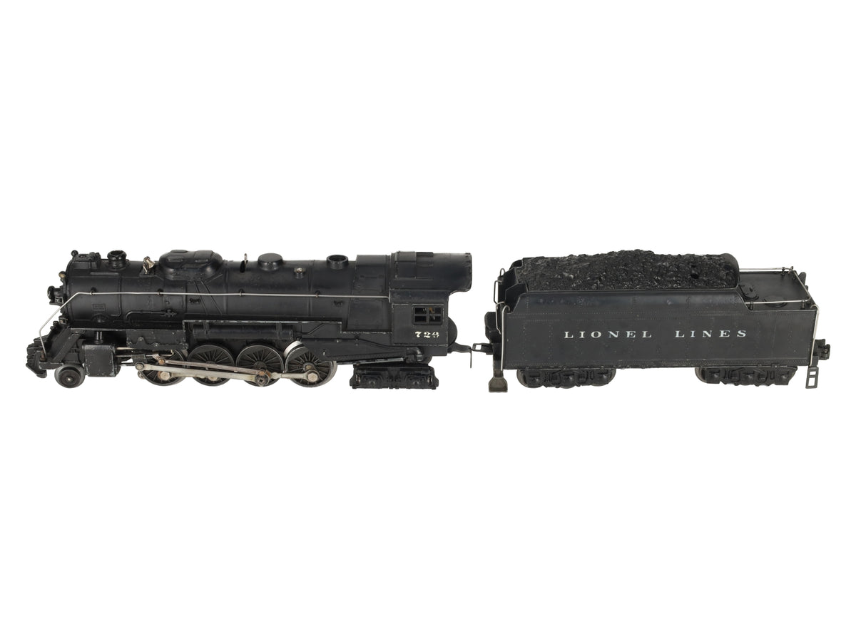 Lionel 726 Vintage O Berkshire 2-8-4 Steam Locomotive & 2426W Tender VG