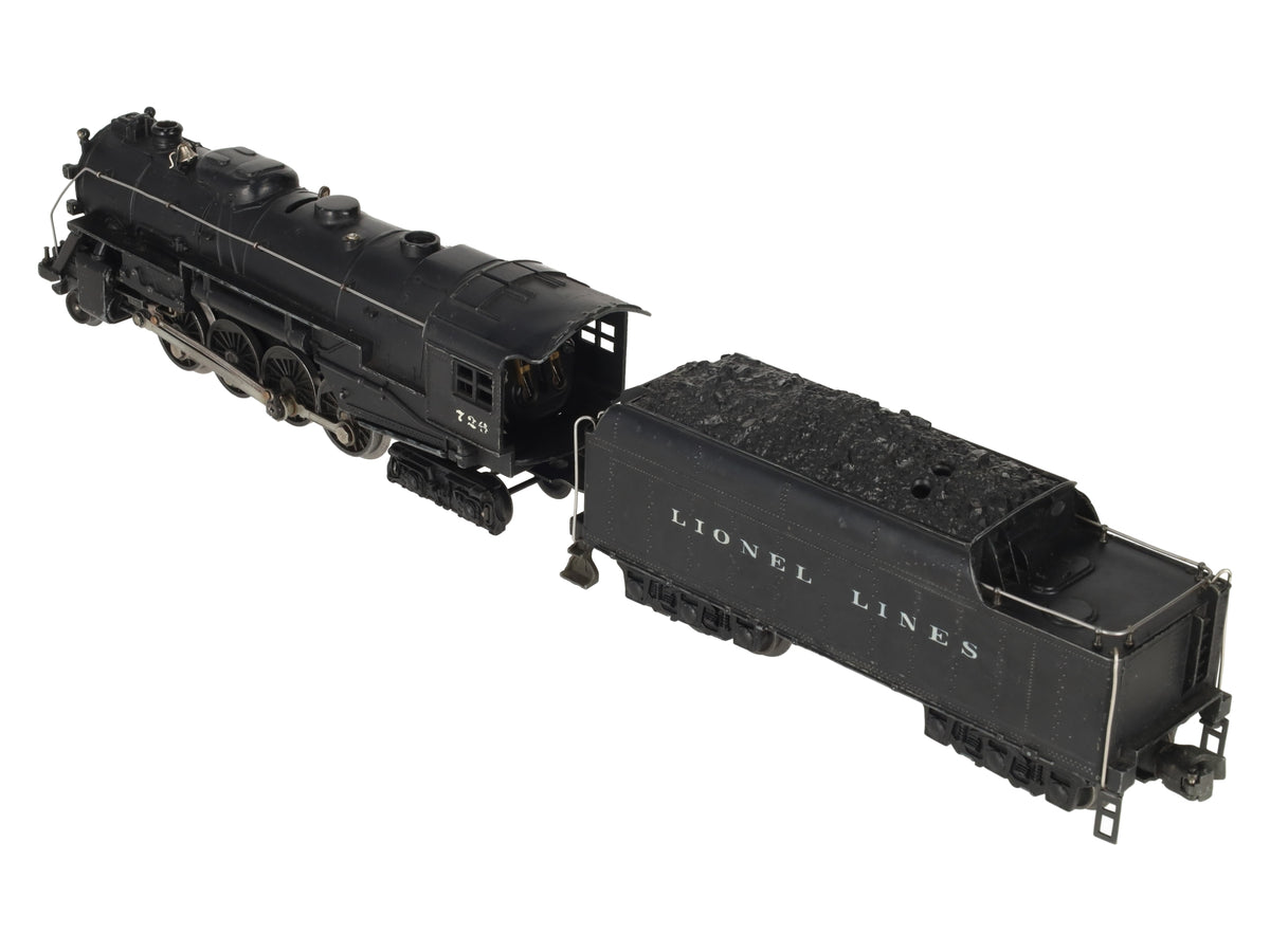 Lionel 726 Vintage O Berkshire 2-8-4 Steam Locomotive & 2426W Tender VG