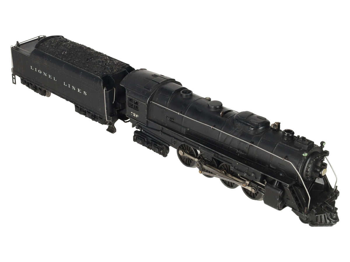 Lionel 726 Vintage O Berkshire 2-8-4 Steam Locomotive & 2426W Tender VG