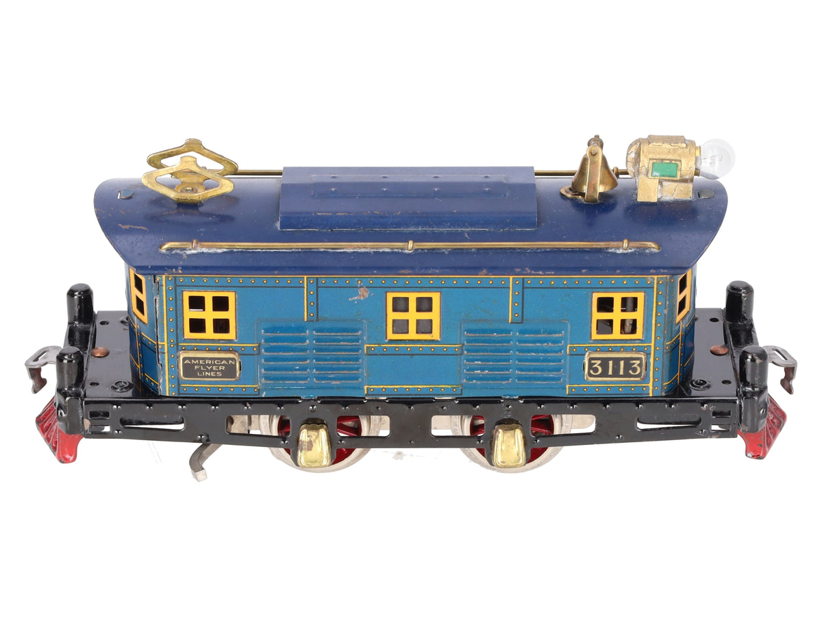 American Flyer 3113 Vintage O 0-4-0 Electric Locomotive -Repainted