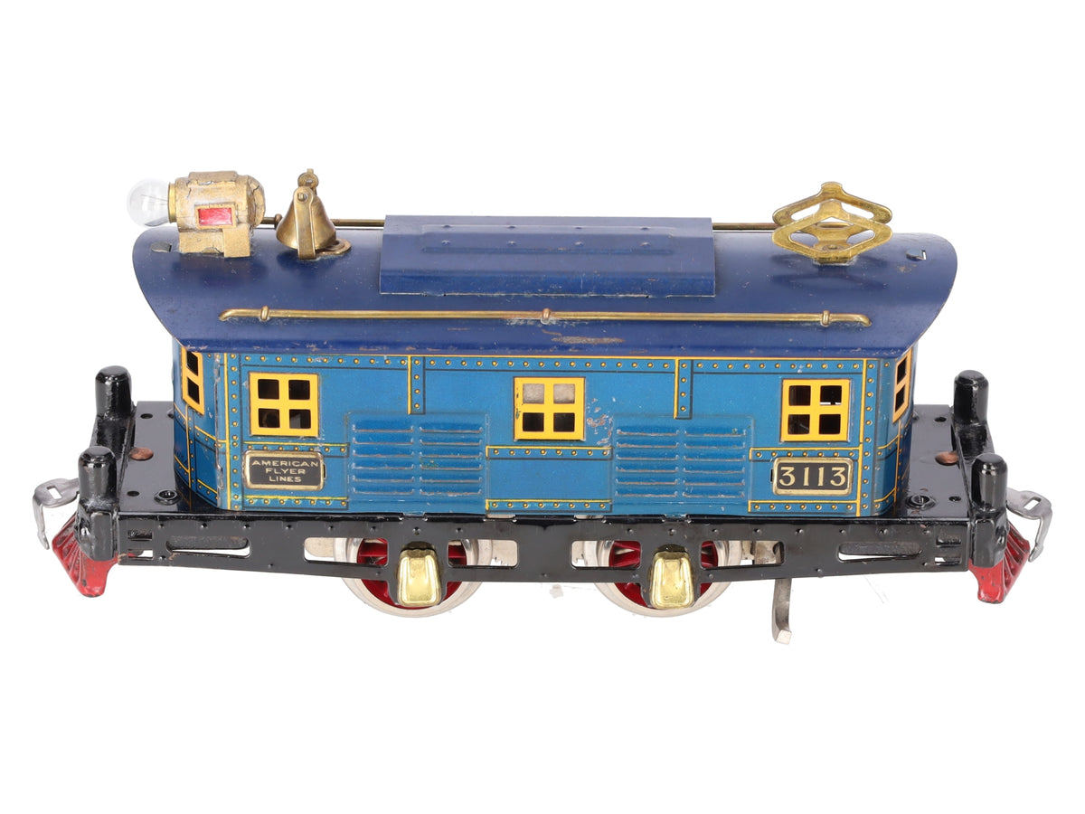 American Flyer 3113 Vintage O 0-4-0 Electric Locomotive -Repainted