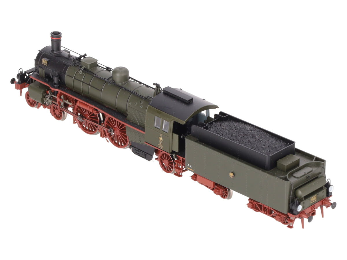 Brawa 40273 HO Scale 4-2-2 S9 Steam Locomotive w/ Tender #908 LN/Box