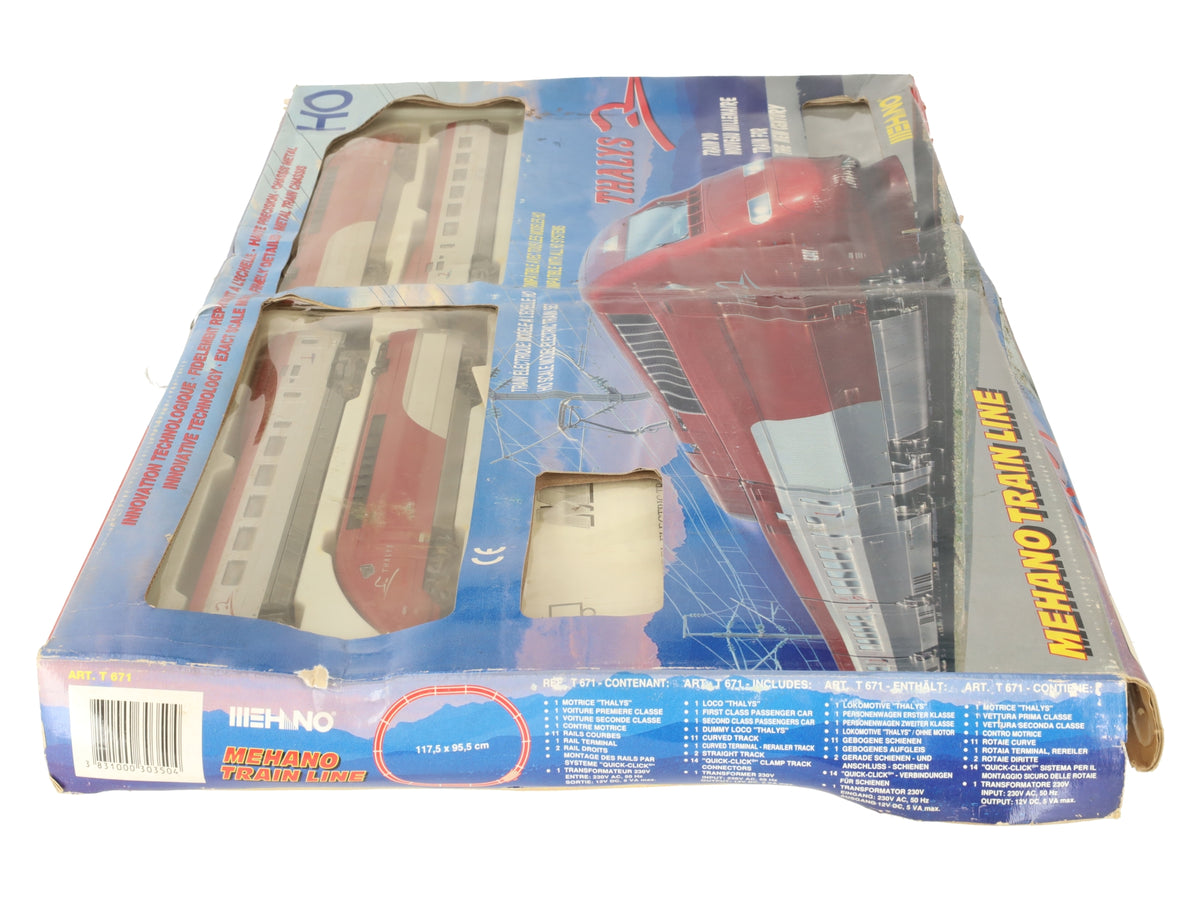 Mehano T671 HO Scale Thalys Electric Train Set (Set of 4) EX/Box