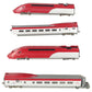Mehano T671 HO Scale Thalys Electric Train Set (Set of 4) EX/Box
